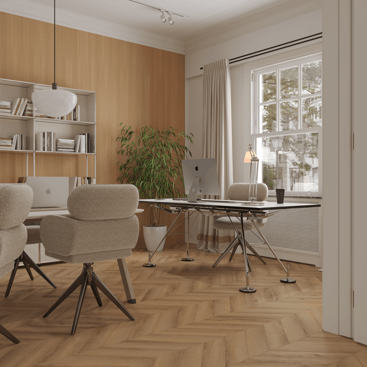 Кварцвинил Tulesna Искусство в шевроне (Art Chevron) 1011-2 Solare