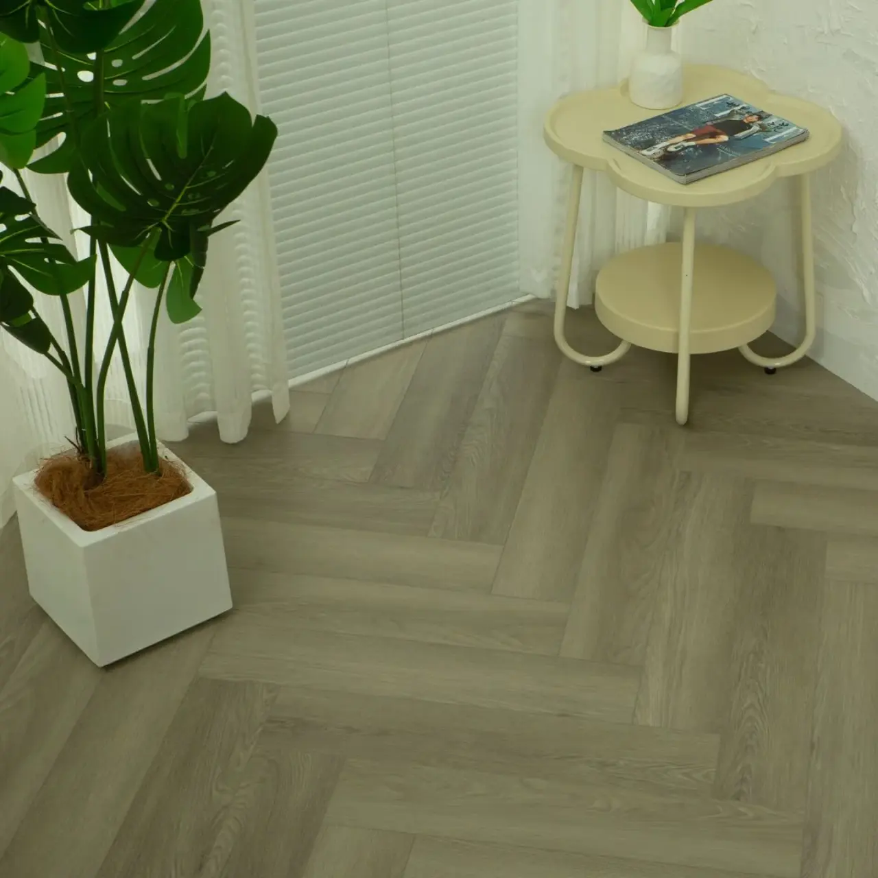 Кварцвинил Onefloor Herringbone Click 3038