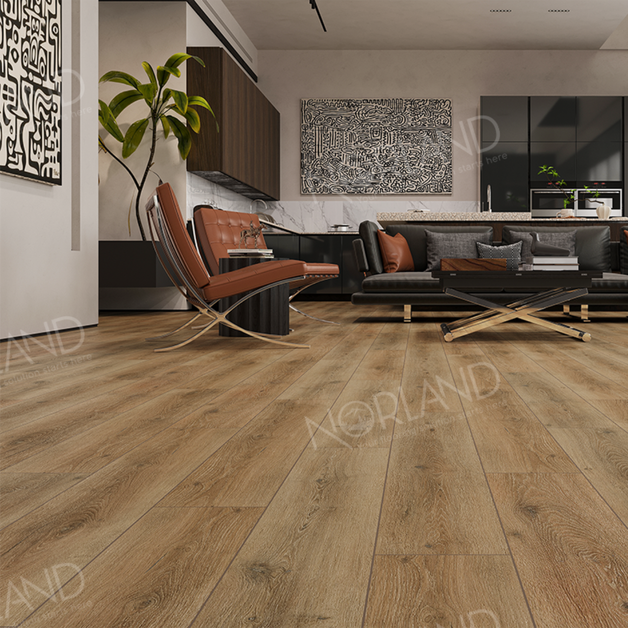 Кварцвинил Norland Северный уют LVT (Lagom Parquet LVT) 1034-12 Takara