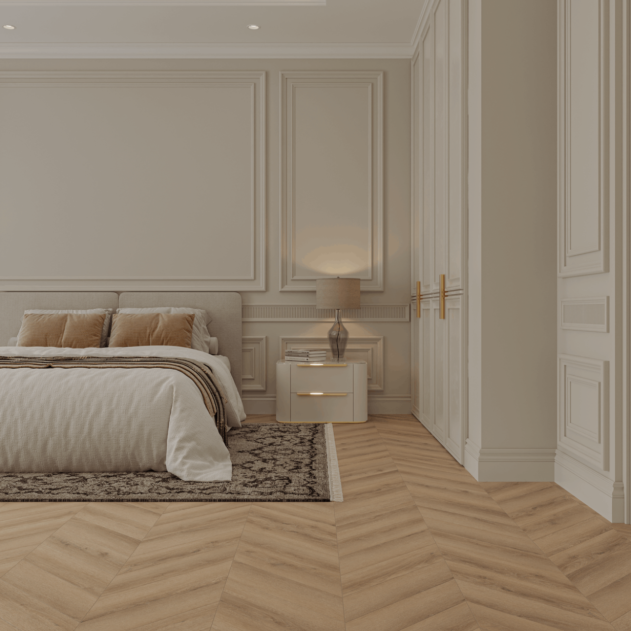 Кварцвинил Tulesna Искусство в шевроне (Art Chevron) 1011-1 Allure