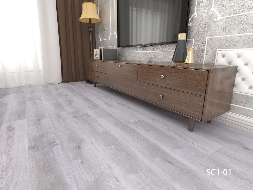 Кварцвинил Aspen Floor Smart Choice SC1-01 Дуб Серый