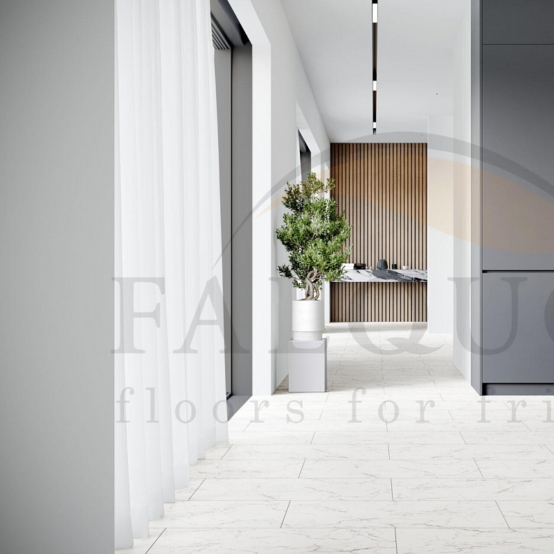Кварцвинил The Floor Stone D2921 Carrara Marble