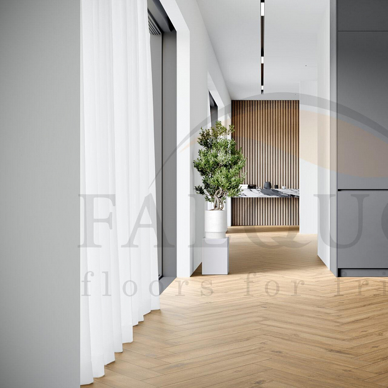 Кварцвинил The Floor Herringbone P1006 Jackson Oak HB