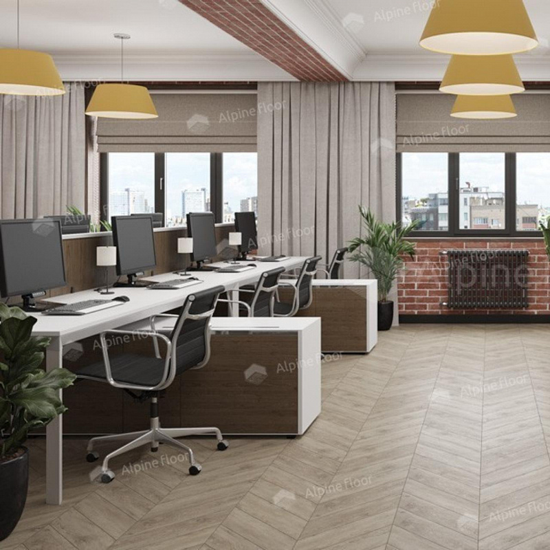 Кварцвинил Alpine Floor Chevron Alpine Lvt Eco 20-11 Карите