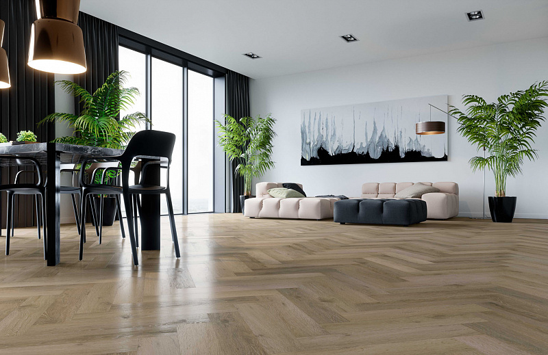 Кварцвинил Fargo Parquet 33-61W935 Дуб Парижский Дождь градиент