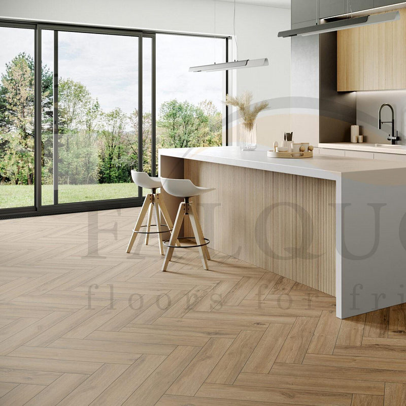 Кварцвинил The Floor Herringbone P1006 Jackson Oak HB