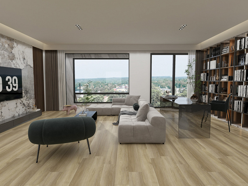Кварцвинил Lamiwood Moderno 712 Дуб Бернардо