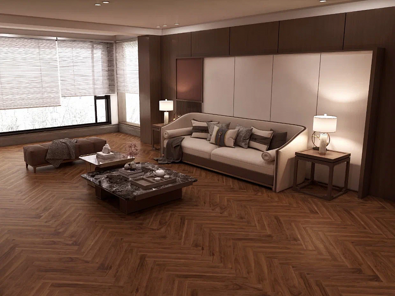 Ламинат Kronparket Herringbone 44785 Орех Миланский