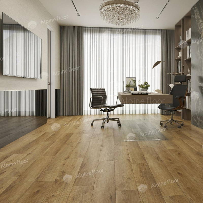 Кварцвинил Alpine Floor Easy Line Еco 3-30 Дуб Цейлонский