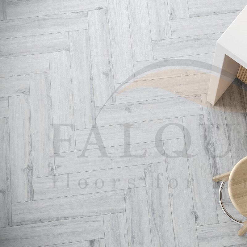 Кварцвинил The Floor Herringbone P1007 Ice Oak HB
