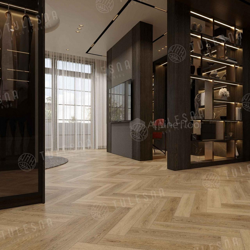 Кварцвинил Tulesna Искусство паркета LVT (Art Parquet LVT) 1005-201 Stella